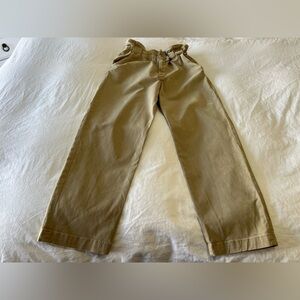 Mother | Size 26 | Yoyo Ruffle Greaser Paper Bag Highrise Straight Khakis Pants